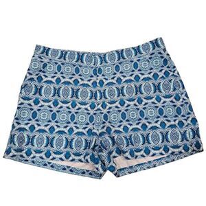 Cabana Life Board Shorts Women's Large‎ Blue Elastic Waist UPF 50+ Summer Beach